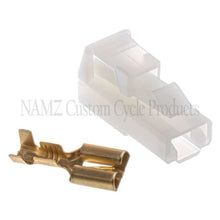 Load image into Gallery viewer, NAMZ 250 Series OEM Starter Solenoid 1-Position Locking Connector &amp; Terminal - 5 Pack (HD 72295-94) - Side View