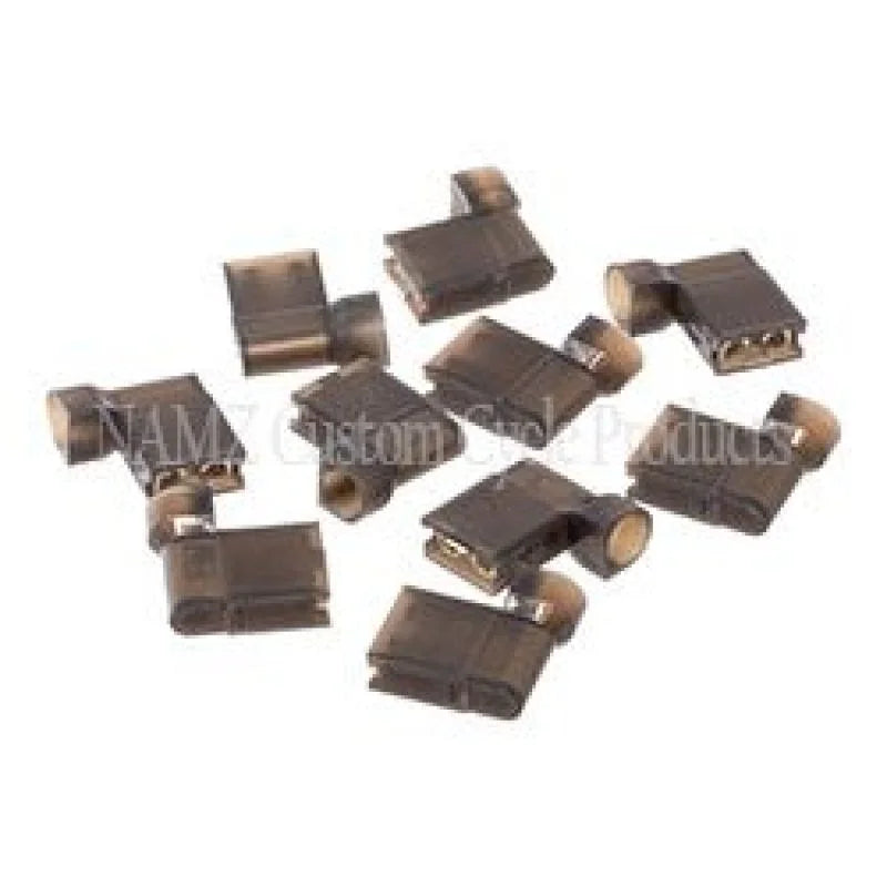 NAMZ .25in Female Black Flag Terminal - 10 Pack (HD 9898) - Main Product View