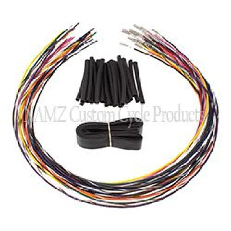 NAMZ 96-06 Baggers Handlebar Switch Wire Extensions 24in. (Cut & Solder / Fits Up to 20in. Apes) - Side View