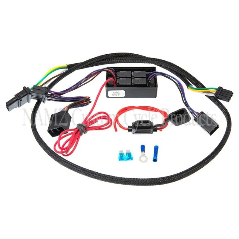 NAMZ 97-13 Road King & Electra Glide Trailer Isolator w/8-Position Multilock (4 Wire Trailer) - Side View