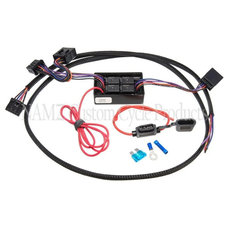 NAMZ 97-13 Road King & Electra Glide Trailer Isolator w/8-Position Multilock (5 Wire Trailer) - Side View