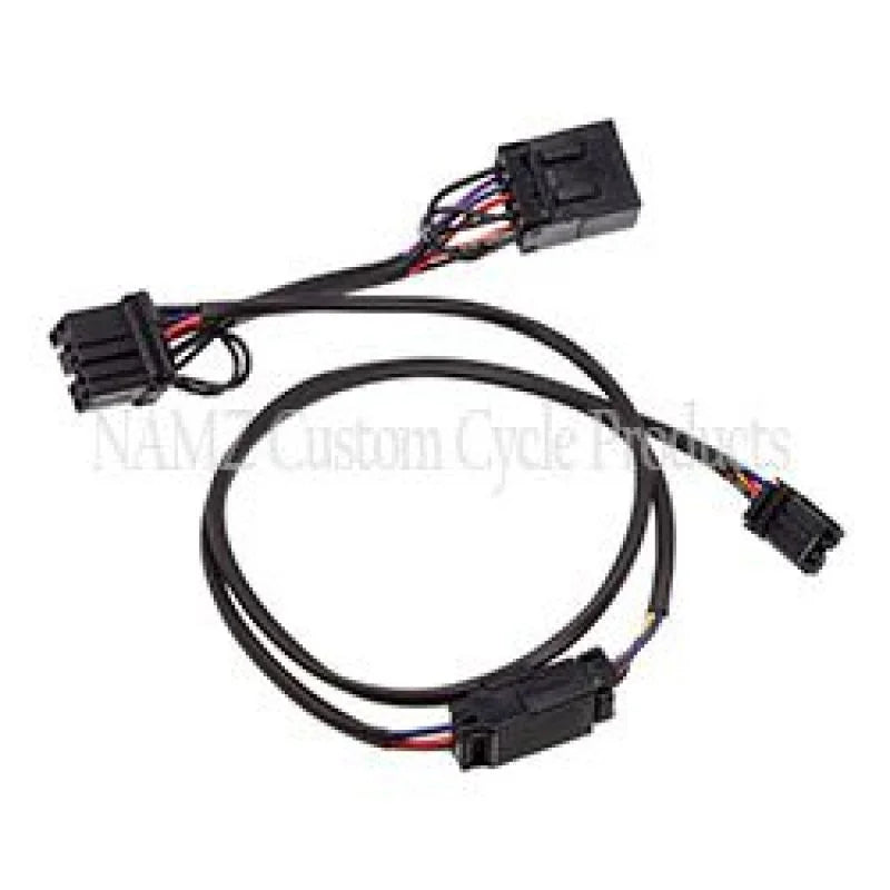 NAMZ 97-13 Road King/Electra Glide Plug-N-Play Universal Tour Pack Power Tap Harness Easy Removal - Side View