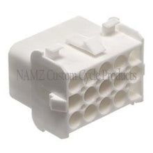Load image into Gallery viewer, NAMZ AMP Mate-N-Lock 15-Position Male Wire Cap Connector w/Wire Seal - Main Product View