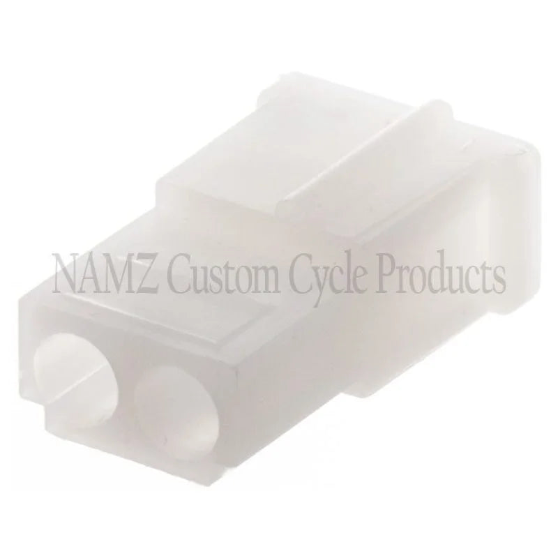 NAMZ AMP Mate-N-Lock 2-Position Female OEM Style Connector (HD 72034-71) - Side View