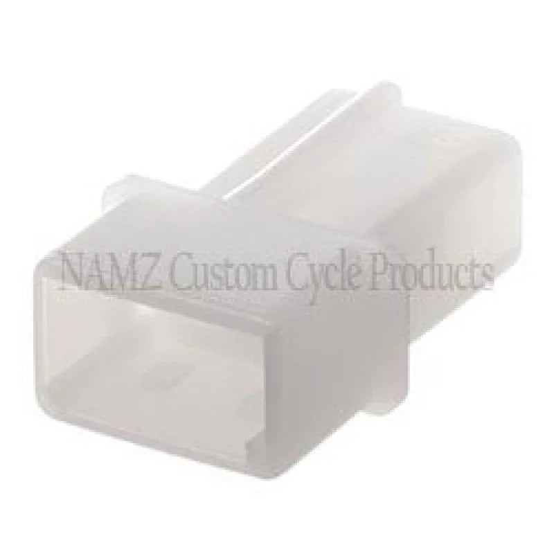 NAMZ AMP Mate-N-Lock 2-Position Male OEM Style Connector (HD 72035-71) - Side View