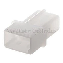 Load image into Gallery viewer, NAMZ AMP Mate-N-Lock 2-Position Male OEM Style Connector (HD 72035-71) - Side View