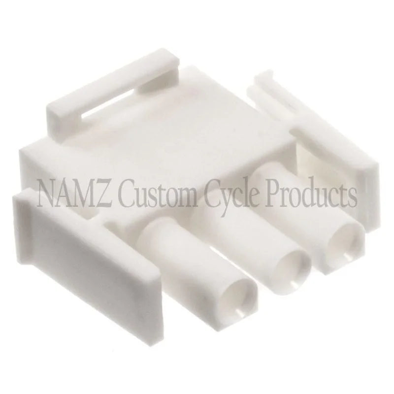 NAMZ AMP Mate-N-Lock 3-Position Female Wire Plug Connector w/Wire & Interface Seals - Side View