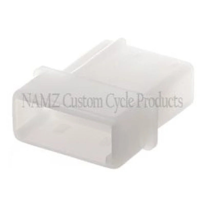NAMZ AMP Mate-N-Lock 3-Position Male OEM Style Connector (HD 72040-71) - Side View