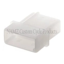 Load image into Gallery viewer, NAMZ AMP Mate-N-Lock 3-Position Male OEM Style Connector (HD 72040-71) - Side View