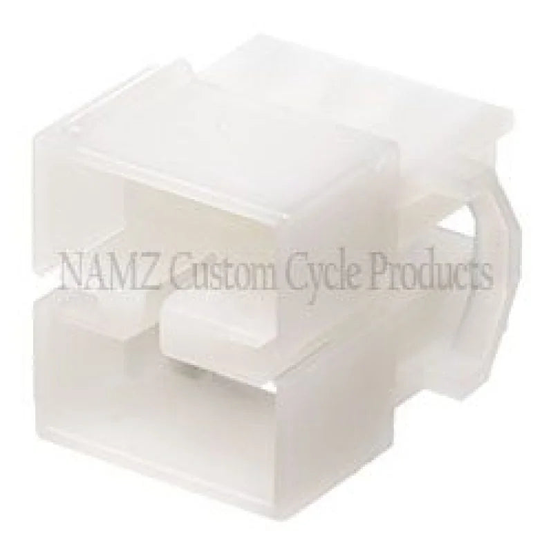 NAMZ AMP Mate-N-Lock 6-Position Male OEM Style Connector (HD 72041-71) - Side View