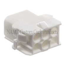 Load image into Gallery viewer, NAMZ AMP Mate-N-Lock 6-Position Male Wire Cap Connector w/Wire Seal - Side View