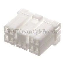 Load image into Gallery viewer, NAMZ AMP Multilock 10-Position Female Wire Plug Housing (HD 73160-96BK) - Side View