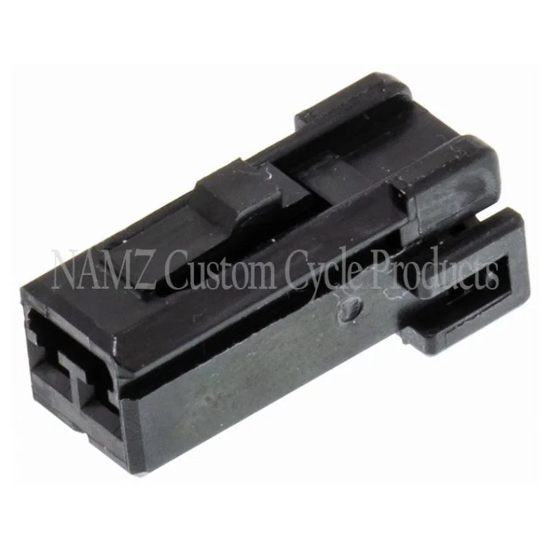 NAMZ AMP Multilock 2-Position Female Wire Plug Housing (HD 73152-96BK) - Main Product View