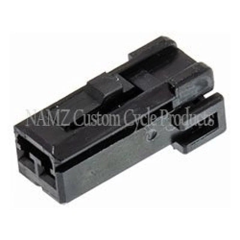 NAMZ AMP Multilock 2-Position Female Wire Plug Housing (HD 73152-96BK) - Side View