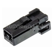 Load image into Gallery viewer, NAMZ AMP Multilock 2-Position Female Wire Plug Housing (HD 73152-96BK) - Side View