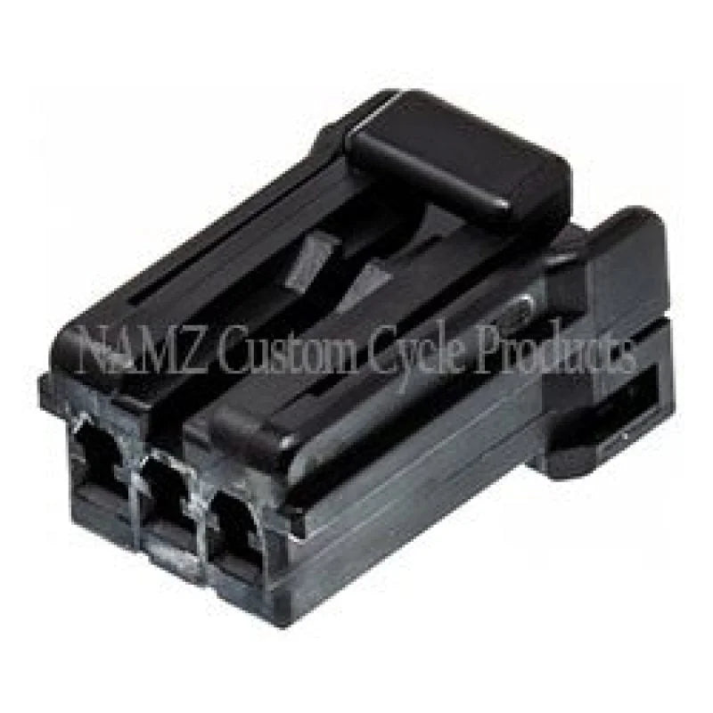NAMZ AMP Multilock 3-Position Female Wire Plug Housing (HD 73153-96BK) - Main Product View