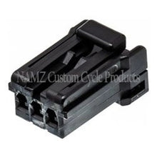 Load image into Gallery viewer, NAMZ AMP Multilock 3-Position Female Wire Plug Housing (HD 73153-96BK) - Main Product View