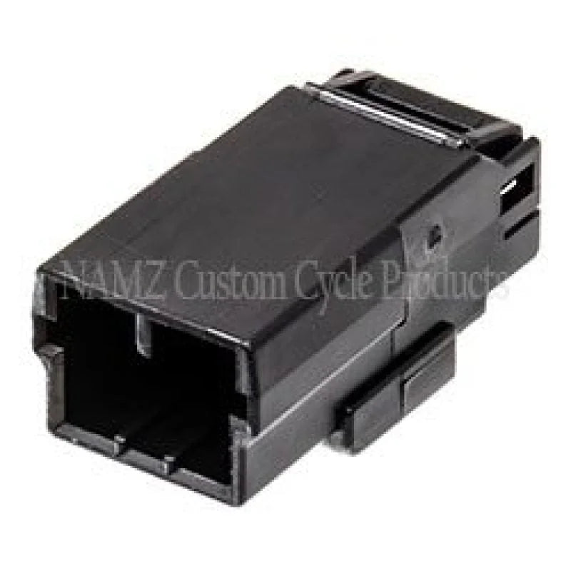 NAMZ AMP Multilock 3-Position Male Wire Cap Housing (HD 73103-96BK) - Main Product View