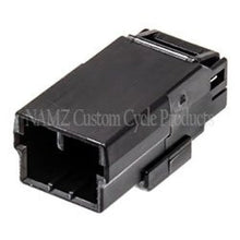 Load image into Gallery viewer, NAMZ AMP Multilock 3-Position Male Wire Cap Housing (HD 73103-96BK) - Main Product View