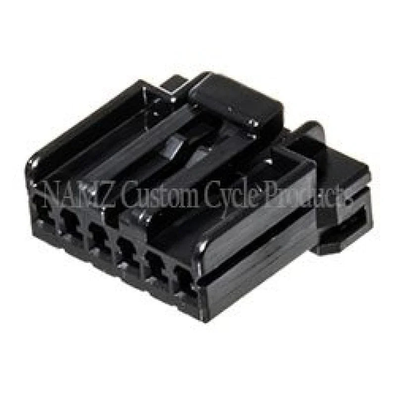 NAMZ AMP Multilock 6-Position Female Wire Plug Housing (HD 73156-96BK) - Main Product View