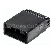 Load image into Gallery viewer, NAMZ AMP Multilock 6-Position Male Wire Cap Housing (HD 73106-96BK) - Side View