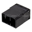 Load image into Gallery viewer, NAMZ AMP Multilock 8-Position Male Wire Cap Housing (HD 73108-96BK) - Main Product View