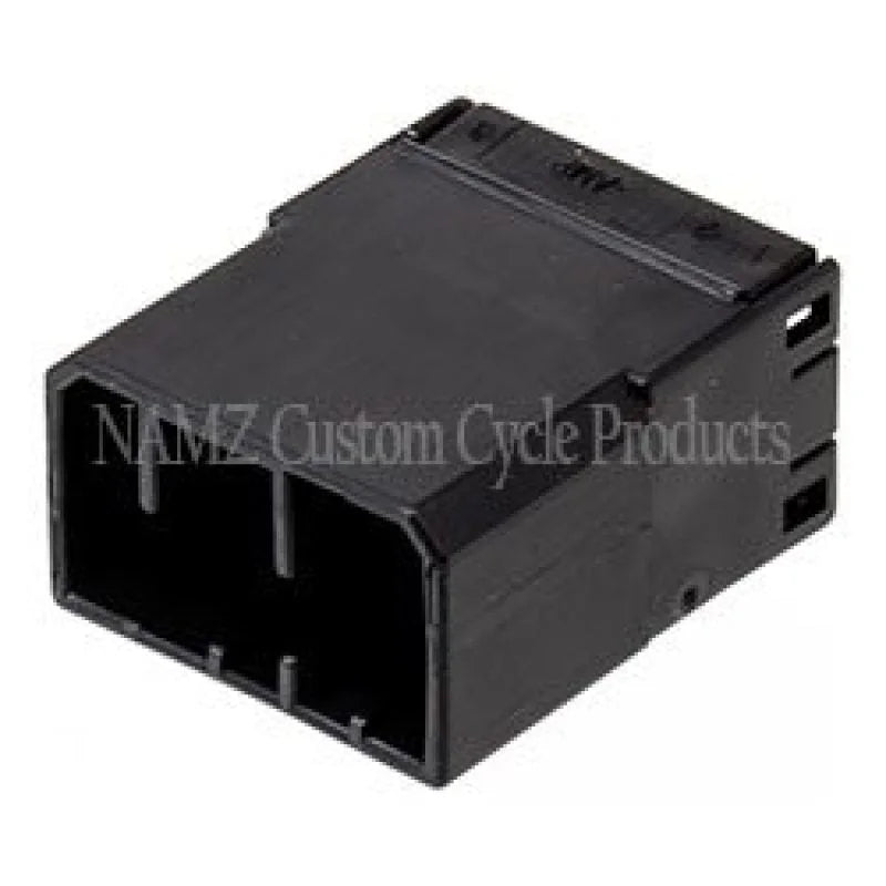 NAMZ AMP Multilock 8-Position Male Wire Cap Housing (HD 73108-96BK) - Main Product View