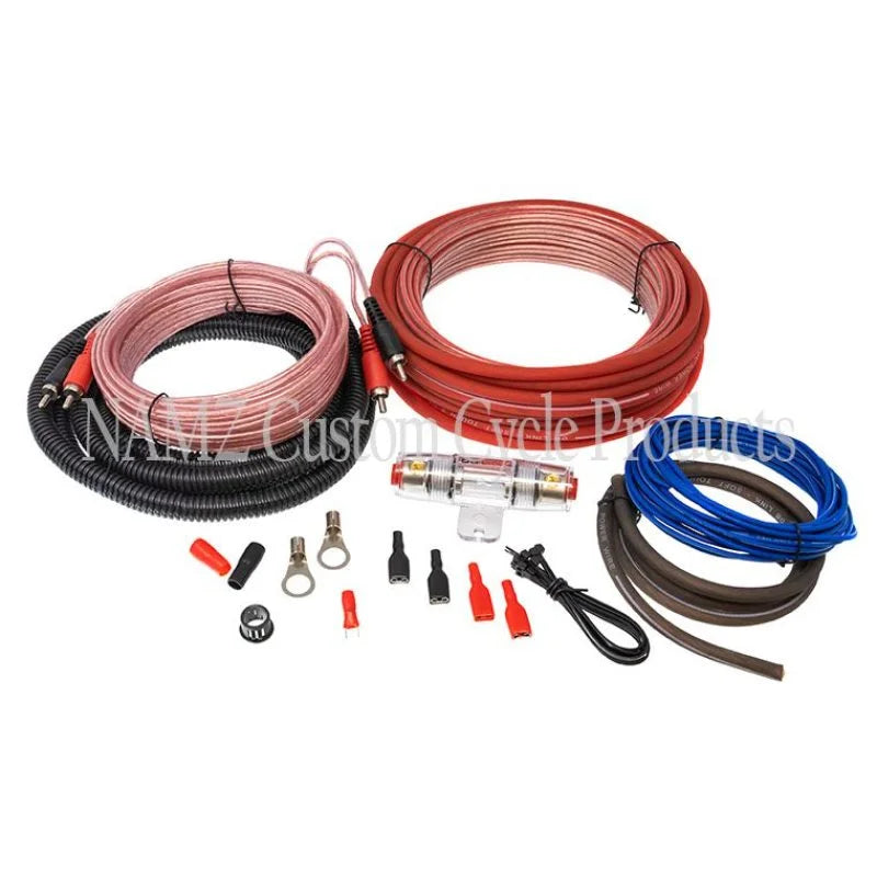 NAMZ AMP Power Wiring Kit w/Fuse Holder 8g - Side View