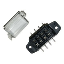 Load image into Gallery viewer, NAMZ ATO 4-Way Fuse Block (Water Tight Clear Cover - 1/4in. Male Disconnects)