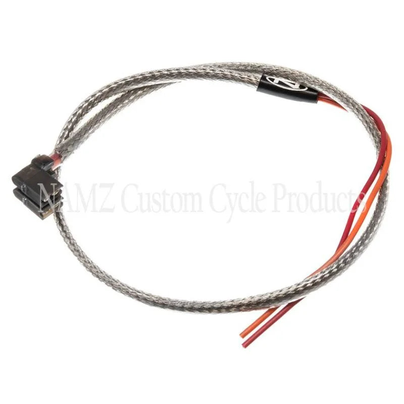 NAMZ Brake Switch Harness (SS Braided & Clear Coated) - Main Product View