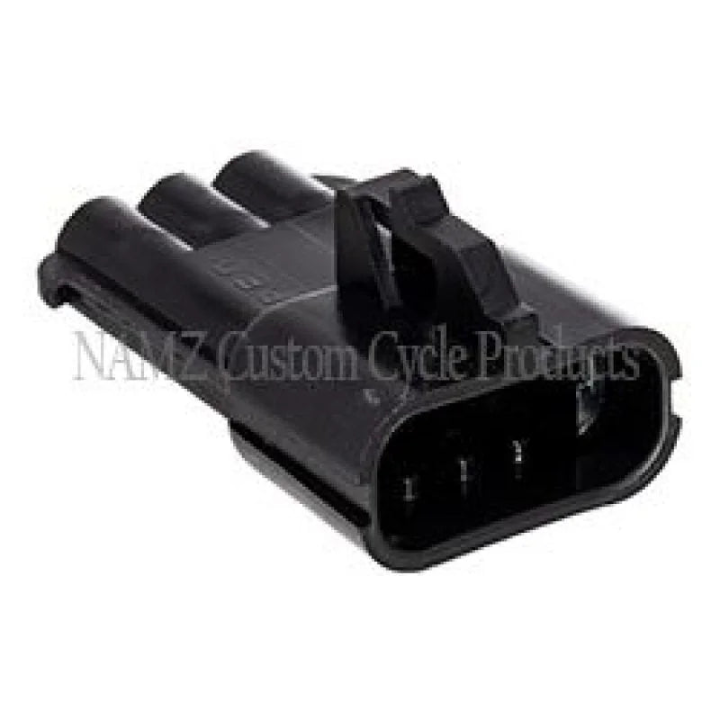 NAMZ Delphi-Packard Weatherpack 3-Position Male Wire Connector w/Seals - Main Product View