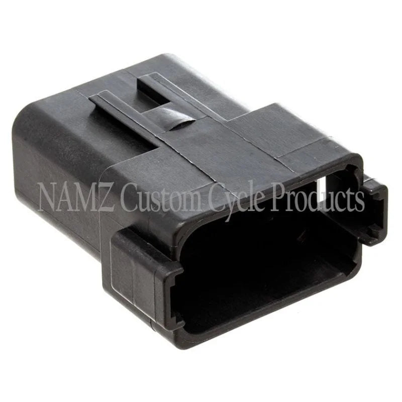 NAMZ Deutsch DT Series 12-Wire Receptacle & Wedgelock - Black (HD 72109-94BK) - Side View
