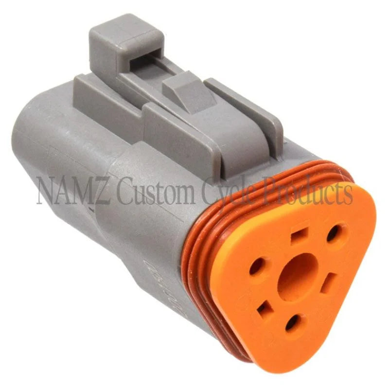 NAMZ Deutsch DT Series 3-Wire Plug & Wedgelock - Grey (HD 72133-94GY) - Main Product View