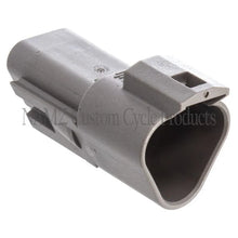 Load image into Gallery viewer, NAMZ Deutsch DT Series 3-Wire Receptacle &amp; Wedgelock - Gray (HD 72123-94GY) - Side View