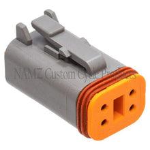 Load image into Gallery viewer, NAMZ Deutsch DT Series 4-Wire Plug &amp; Wedgelock - Grey (Repl. HD 72134-94GY) - Main Product View