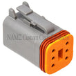 Load image into Gallery viewer, NAMZ Deutsch DT Series 6-Wire Plug &amp; Wedgelock - Grey (Repl. HD 72136-94GY) - Main Product View
