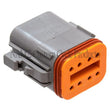 Load image into Gallery viewer, NAMZ Deutsch DT Series 8-Wire Plug &amp; Wedgelock - Grey (Repl. HD 72138-94GY) - Main Product View