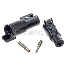 Load image into Gallery viewer, NAMZ Deutsch HD Series 1-Position Male &amp; Female Connectors w/Solid Terminals (HD 72180-94/72181-94) - Main Product View