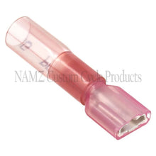 Load image into Gallery viewer, NAMZ Heat Sealable .25in. Female Quick Disconnect Terminals 22-18g (25 Pack)