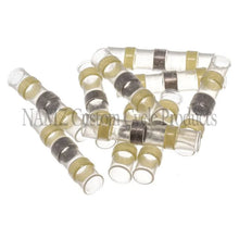 Load image into Gallery viewer, NAMZ Heat Sealable Butt Splice w/Low Temp Solder Terminals 12-10 AWG (10 Pack) - Side View