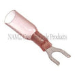 Load image into Gallery viewer, NAMZ Heat Sealable Fork Terminals 22-18g (25 Pack) - Side View
