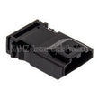 Load image into Gallery viewer, NAMZ JAE MX-1900 4-Position Male Black Pin Housing (HD 72907-11) - Side View