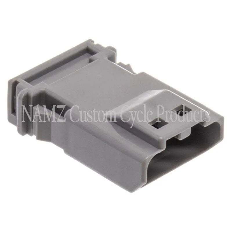 NAMZ JAE MX-1900 4-Position Male Gray Pin Housing (HD 69201180) - Main Product View