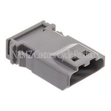 Load image into Gallery viewer, NAMZ JAE MX-1900 4-Position Male Gray Pin Housing (HD 69201180) - Side View