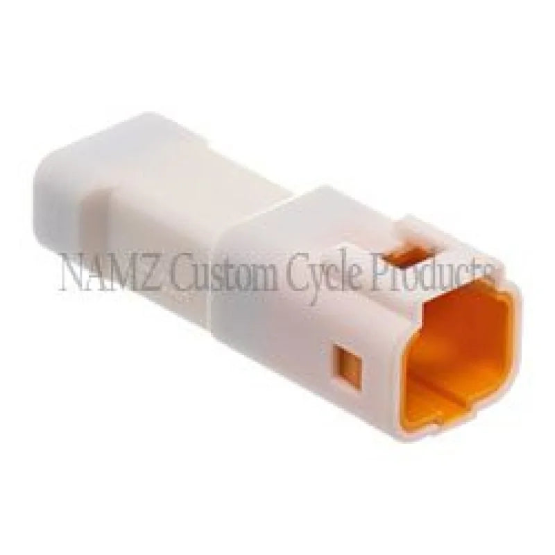 NAMZ JST 3-Position Male Connector Tab w/Wire Seal - Side View
