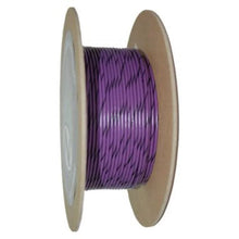 Load image into Gallery viewer, NAMZ OEM Color Primary Wire 100ft. Spool 20g - Violet/Black Stripe