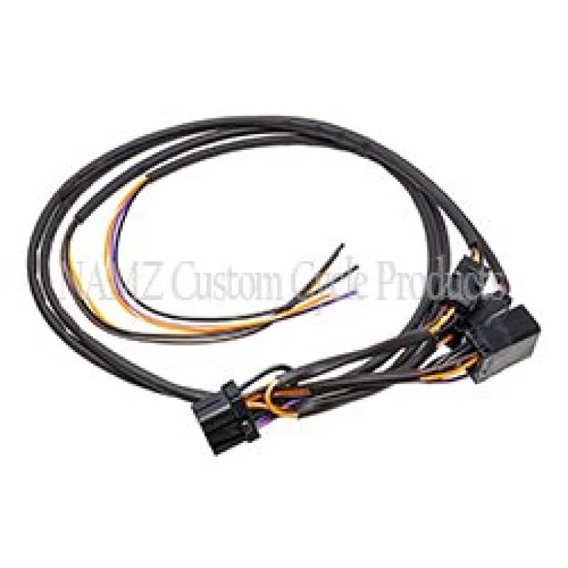 NAMZ Plug-N-Play Fender Tap Harness w/Saddlebag Pigtails (Run/Turn for Incandescent Bulbs Only) - Side View