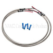 Load image into Gallery viewer, NAMZ Turn Signal Harness 24in. (SS Braided &amp; Clear Coated - For Triple Tree Mounted Signals) - Side View