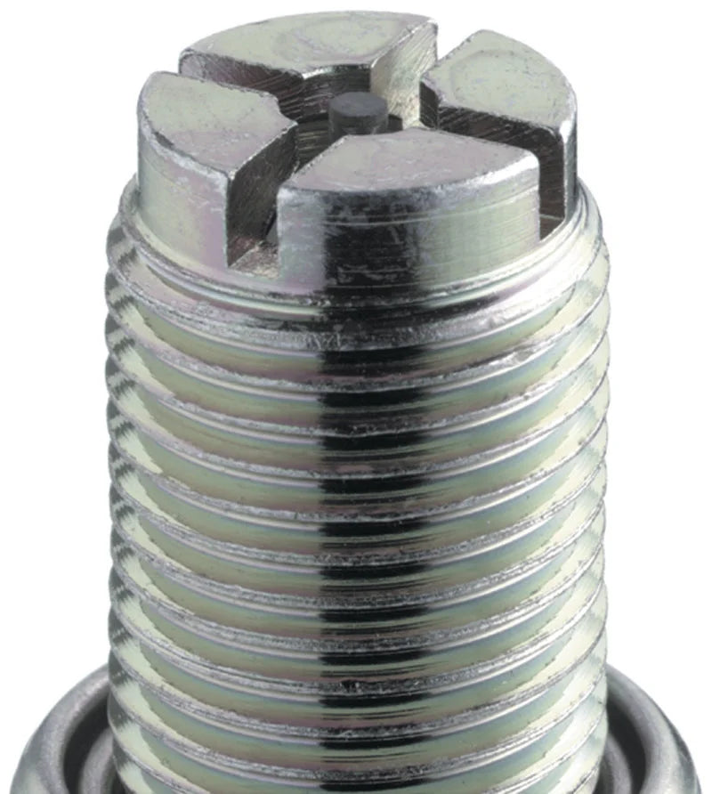 NGK Single Platinum Spark Plug Box of 10 (BUR9EQP) - Side View