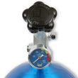 Load image into Gallery viewer, NOS/Nitrous Oxide System 10 lb Nitrous Bottle w/ NOS Blue Finish &amp; Super Hi Flo Valve 14745NOS - Back View